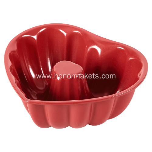 Silicone heart cake mold